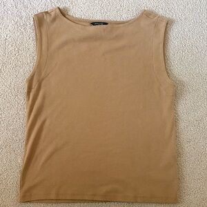 Banana Republic Sleeveless Tan Top Brand New with tags